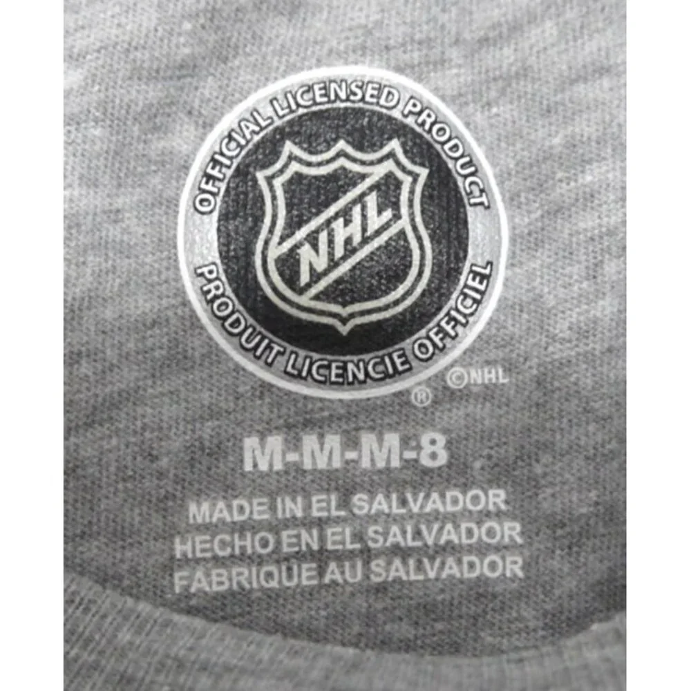 NHL Chicago Blackhawks gray long sleeve T Shirt YOUTH size M